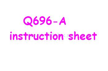 Wltoys Q696 Wl Tech Q696-A Q696-D Q696-E drone spare parts instruction sheet (Q696-A)